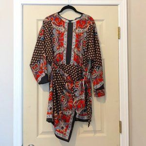 Zara Pattern Dress, Brand New